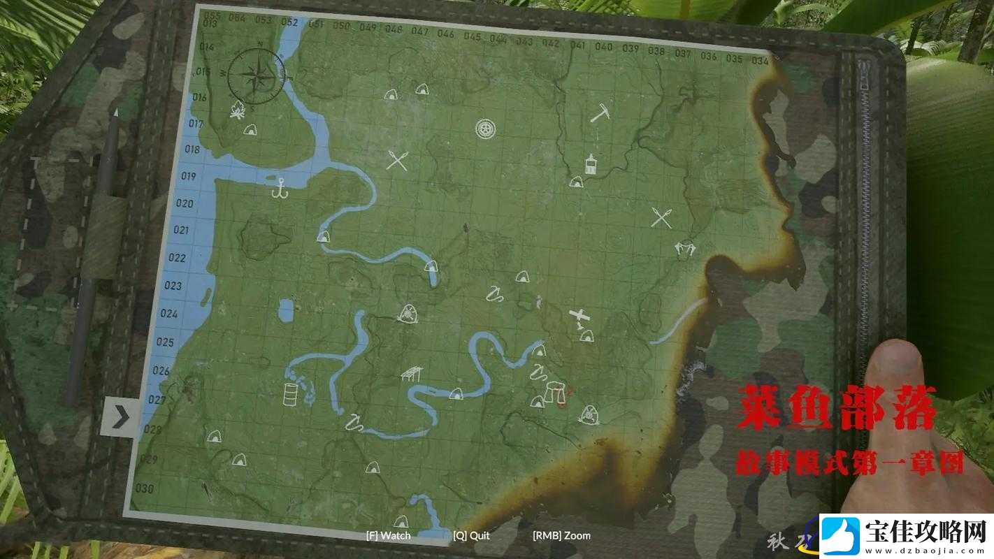 绿色地狱游戏探索指南-揭秘关键坐标位置与重要地标详解