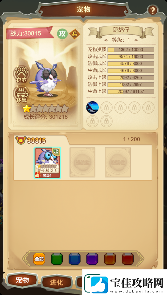 武龙争道宠物玩法说明
