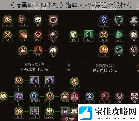 暗黑破坏神不朽猎魔人PVP最强流派推荐