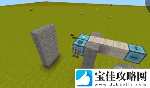 迷你世界水帘门怎么制作