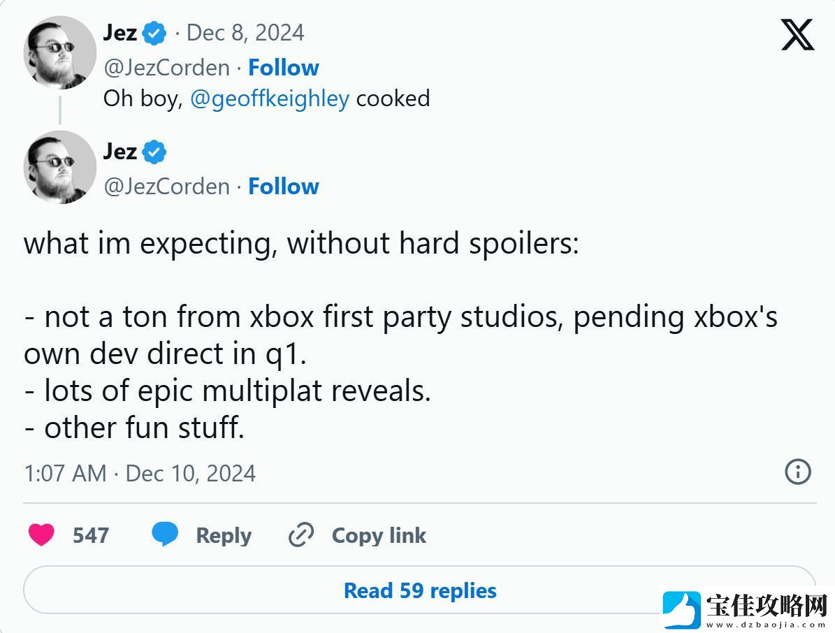 传Xbox明年Q1继续搞直面会