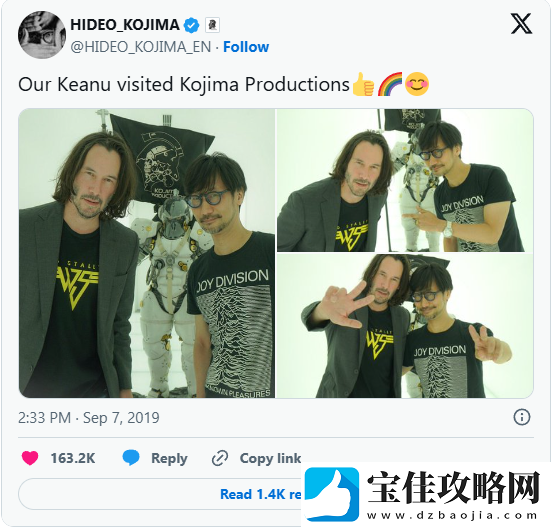 小岛秀夫你又公款追星！盘点死亡搁浅2有哪些名人客串
