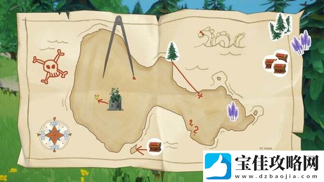 3D世界寻宝冒险绘图游戏Map