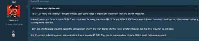 著名R星游戏爆料者称GTA6极有可能在未来推出DLC